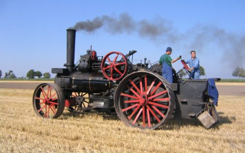 stoomploegen dampfpflug heukes